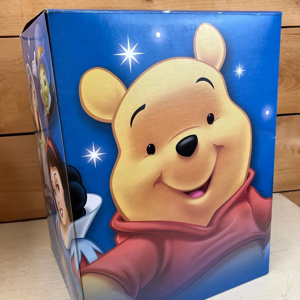 Vintage Disney Store Gift Box Set of 3 Mickey and Winnie the Pooh Collectable